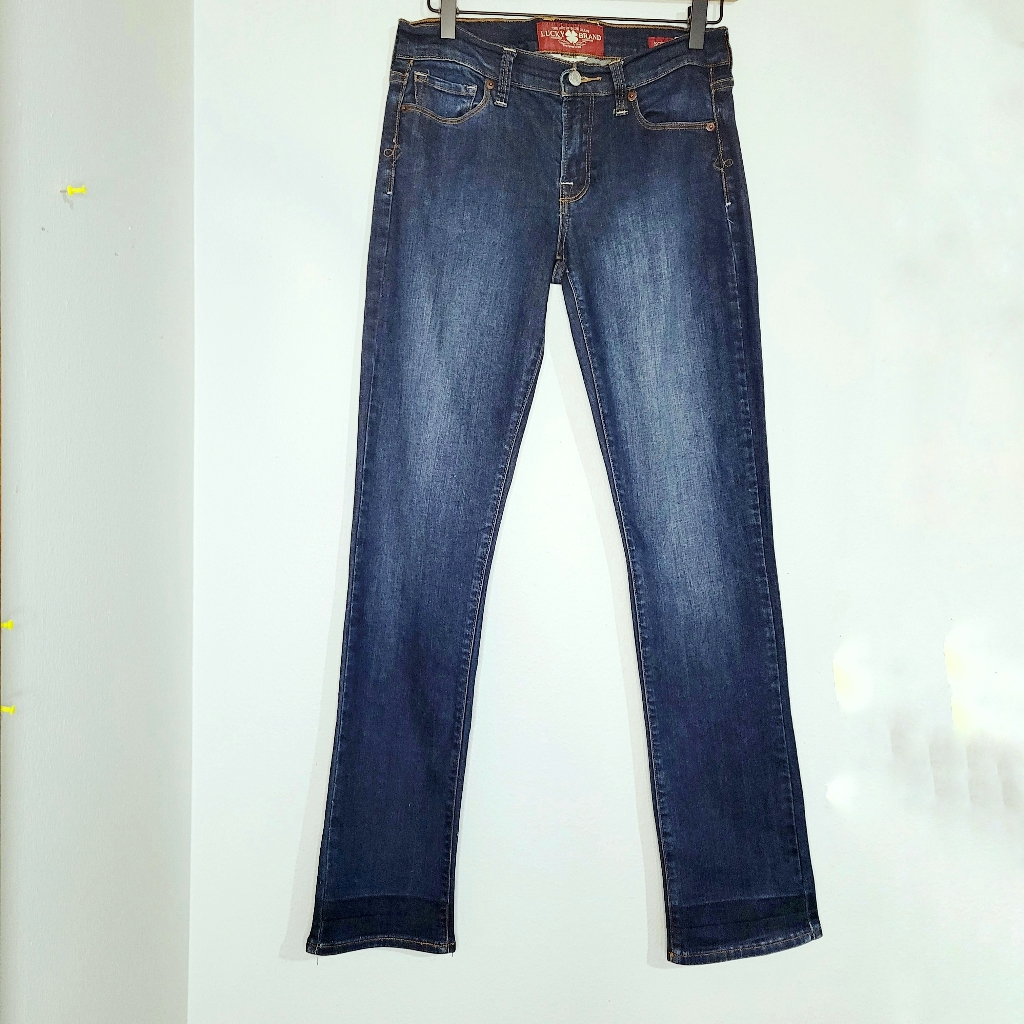 Lucky Brand Sofia Straight Dark Denim Jeans